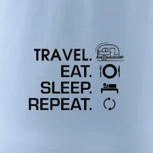 Eat sleep travel - Malý přívěs