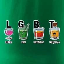 LGBT -  Likér, Gin, Brandy, Tequila