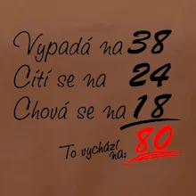 Vypadá, cítí se, chová se - 80 let
