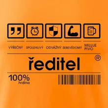 Čárový kód - Ředitel