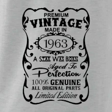 Vintage Etiketa - 1963