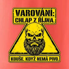 Varování chlap z října kouše když nemá pivo