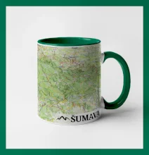 Hrnek - Šumava mapa