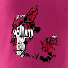 Mapy - názvy měst - Dánsko