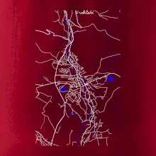 Vrchlabí - Mapa s vodními toky