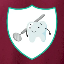 Zoubek na prsu - zrcátko