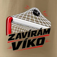 Hokejový střelec zavírám víko