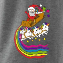 Santa a jednorožci (Pecka design)