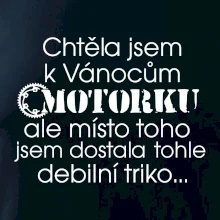 Chtěla jsem dostat motorku - Vánoce