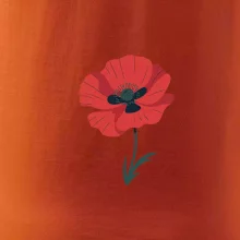 Vlčí mák kreslený velký