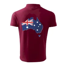 Austrálie - vlajka mapa