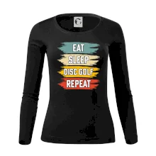 Disc Golf eat sleep barevné