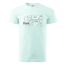 Prase nákres rozřezání