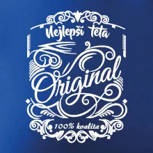 Vintage nejlepší teta 100% kvalita