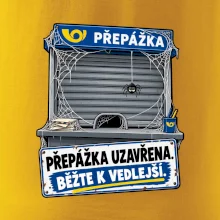 Přepážka uzavřena běžte k vedlejší