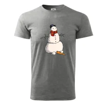 Sněhulák se spadlým nosem