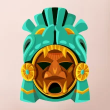 Mayové maska mátová