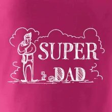 Kreslený nápis super dad