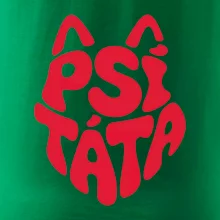 Psí táta nápis v hlavě