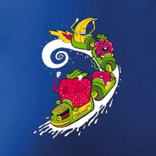 Milkshake vlak kreslený (Pecka design)