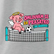 Nohejbalové prasátko na síti