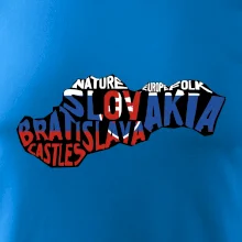 Mapy - názvy měst - Slovensko