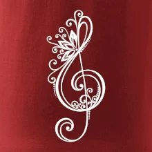 Houslový klíč kytky