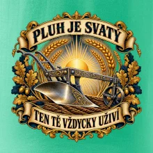 Posvátný pluh s pšeničnou svatozáří