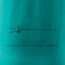 Nejsem pozdě. čekám na správné tempo.