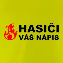 Hasiči (oheň, název sboru - vlastní nápis)