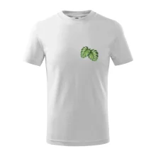 Monstera listy na prsu