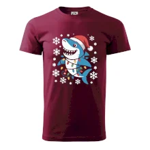 Vánoční žralok a vločky