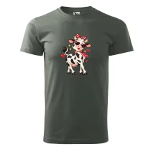 Retro kráva se srdíčky
