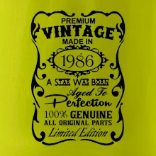 Vintage Etiketa - 1986