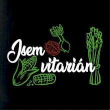 Jsem vitarián - nápis Jsem vitarián - nápis