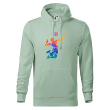 Volejbalista splash s míčem