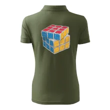 Rubikova kostka kreslená