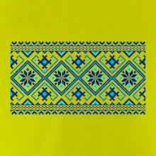 Ukrajinský vzor - modrý