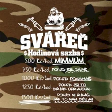 Svářeč - hodinová sazba