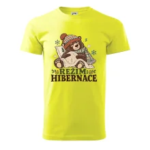 Rodinná vánoční trička - Režim hibernace zimní medvěd táta