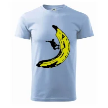 Skateboardista na banánu