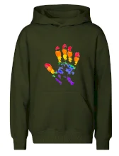 LGBT hand print