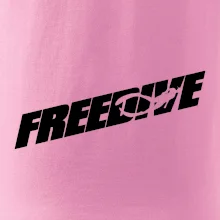 Freedive - nápis s potápěčem