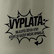 Výplata nejlepší šéfův vtip, který se každý měsíc opakuje