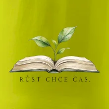 Růst chce čas rostlina v knize