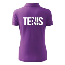 Tenis nápis silueta