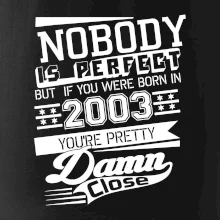 Nobody is perfect - 2003