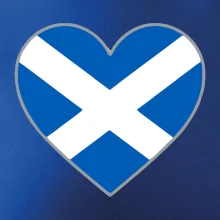 Skotské srdce na prso