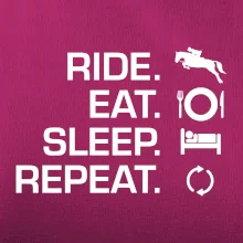 Ride Eat Sleep Repeat koně