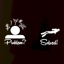Problem solved - potápění
